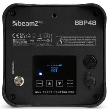Beamz BBP48 Uplight IP65 9x12W 6in1 WDMX BBP48 Uplight IP65 9x12W 6in1 WDMX