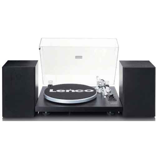 Lenco LS-500BK Giradiscos con Bluetooth, Amplificador Interno y Altavoces LS-500BK