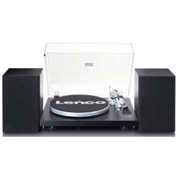 Lenco LS-500BK Giradiscos con Bluetooth, Amplificador Interno y Altavoces LS-500BK