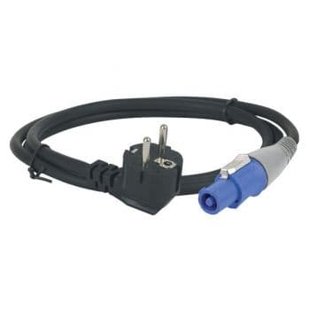 Showtec cable de corriente powercon / schuko de 3m rf:90601