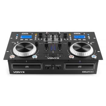 Vonyx CDJ-500 CD Doble USB Reproductor Profesional Con Amplificador 200W. 172810 CDJ 500