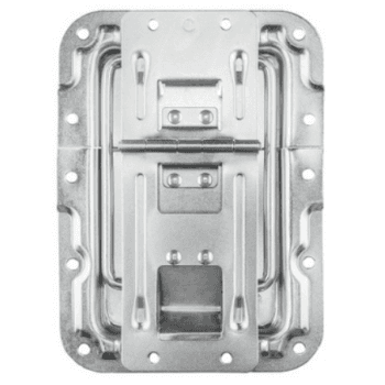 Adam hall hardware 270838 - tope de tapa con paso perfil, bisagra, función clic-stop y protección remachada
