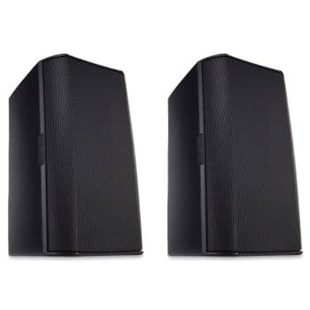 Qsc ad-s6-bk caja superficie abs 2 vias 6.5, 105grados. 150w 8ohmios. negro pareja