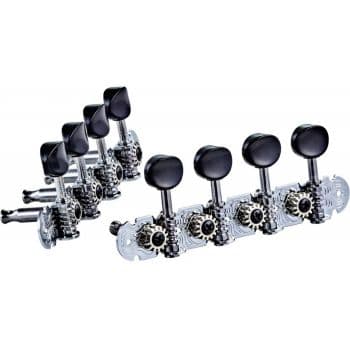 Ortega otmmadlx-cr. clavijero deluxe para mandolina chrome