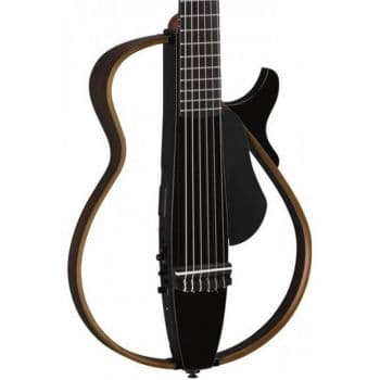 Yamaha slg200n tbl-ii guitarra silent translucent black