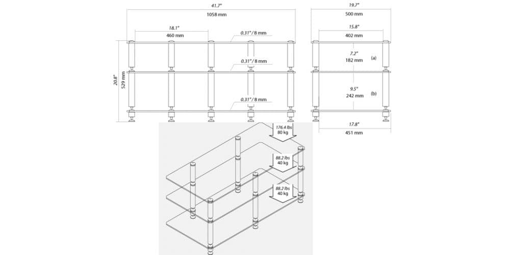Norstone Bergen 2 AV Mueble Av Home Cinema Bergen 2 AV