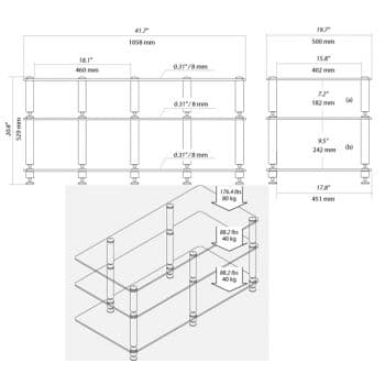 Norstone Bergen 2 AV Mueble Av Home Cinema Bergen 2 AV
