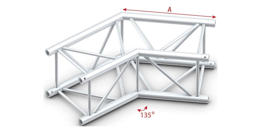 Showtec FQ40005HD Corner 135 Heavy Duty Pro-40 Square F Truss FQ40005HD