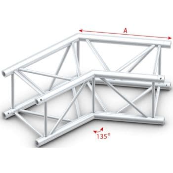 Showtec FQ40005HD Corner 135 Heavy Duty Pro-40 Square F Truss FQ40005HD