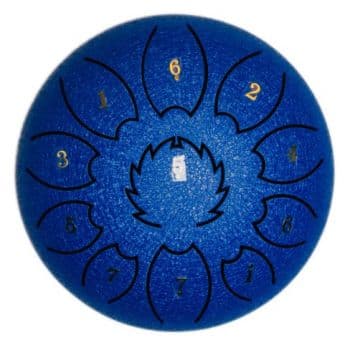 Fzone steel tongue drum f-zone std618n azul (6 8 notas)