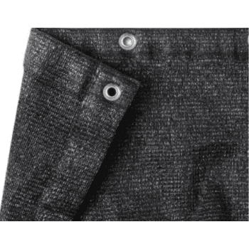 Adam Hall Accesorios 0158 X 45 B - Tul tipo 203 de 4x5 m, con Ojales, Negro 0158 X 45 B