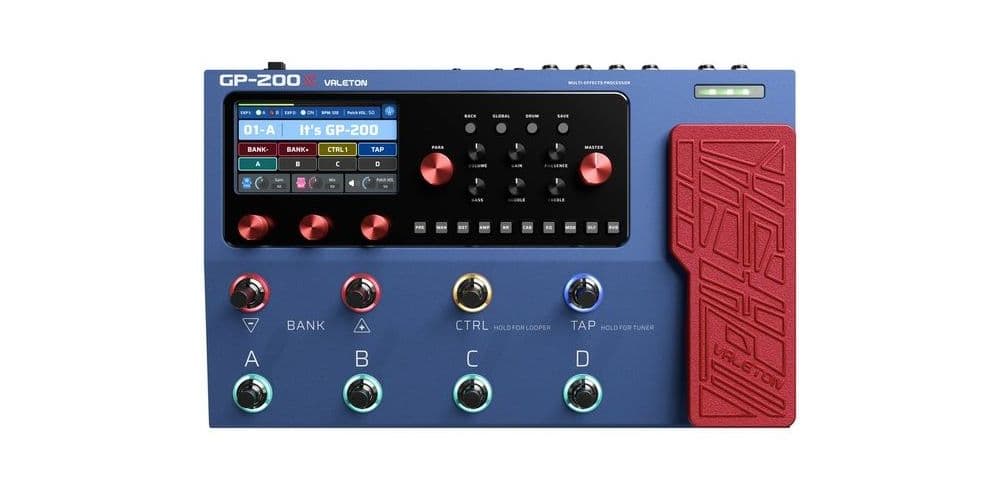 Valeton GP-200X Pedal de Efectos GP-200X