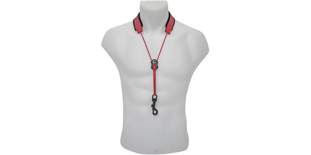 BG France Cordón Saxo S-29SH Acolchado Cuero Rojo S-29SH