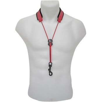 BG France Cordón Saxo S-29SH Acolchado Cuero Rojo S-29SH