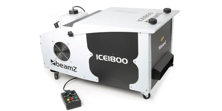 Beamz ice1800 maquina de humo bajo control dmx 160518