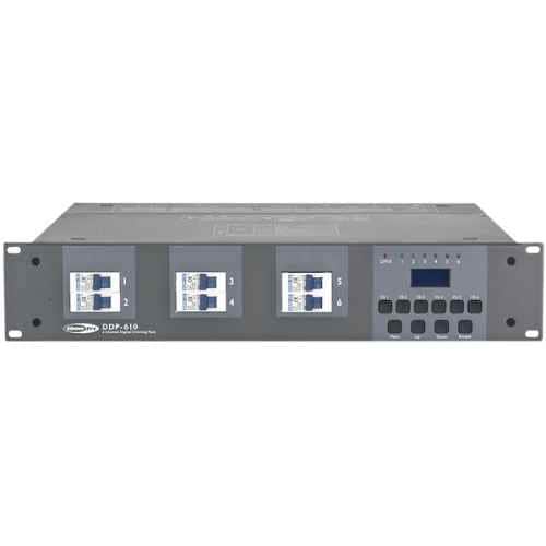 Showtec ddp-610m dimmer de 6 canales 50754