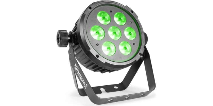 Beamz bt270 foco par plano led 7x6w 4-en-1 rgbw 151306