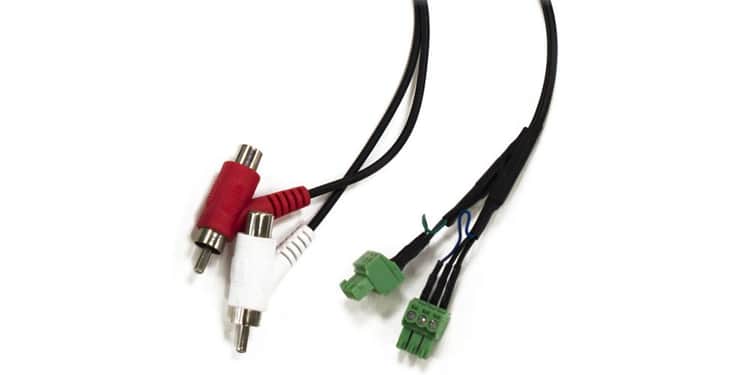 Ecler cable de audio 2 euroblock - rca 1 metro