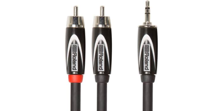 Roland rcc-10-352r cable minijack a 2 x rca 3m