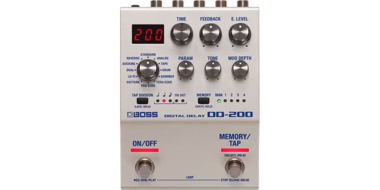 Boss dd-200 pedal efectos