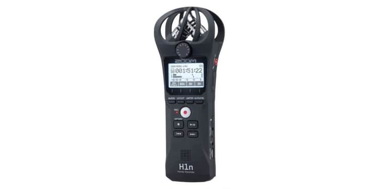 Zoom h1n grabadora digital portatil mp3 / wave. negra