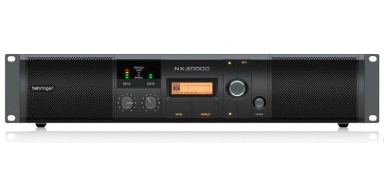 Behringer nx3000d etapa potencia dsp 3000 w