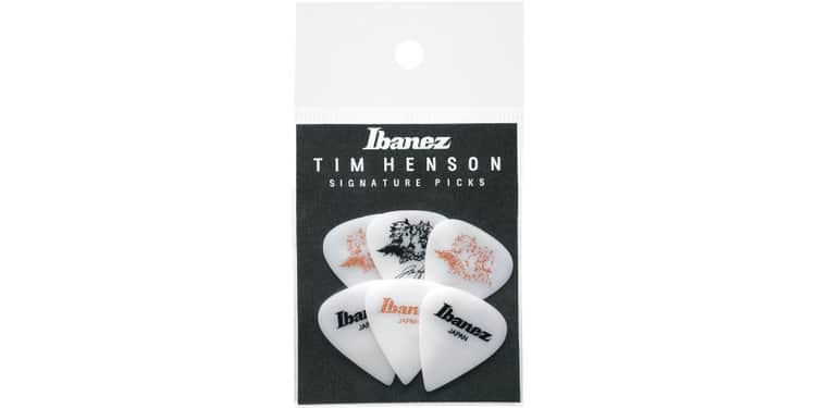 Ibanez p1000th tim henson signature picks 6 unidades