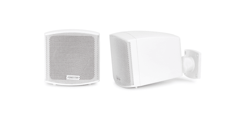 Fonestar cube-62bt altavoces blancos 100v con soporte pared. pareja