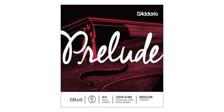 D´addario j1014 prelude cuerda do para violonchello 4/4, tensión media