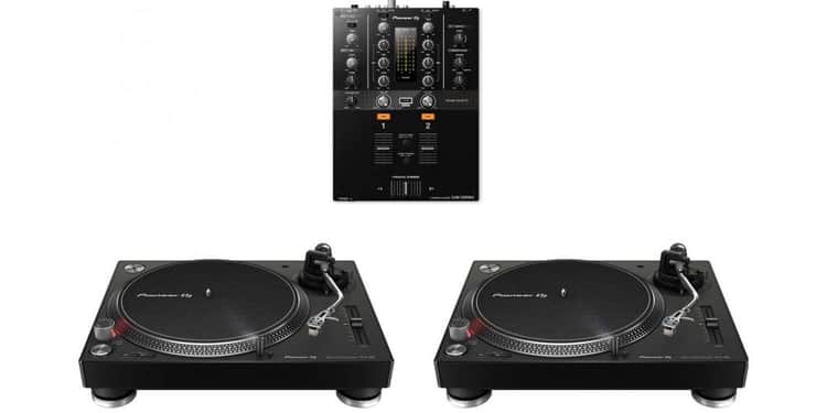 Pioneer dj pack 2 plx 500 negro + djm-250