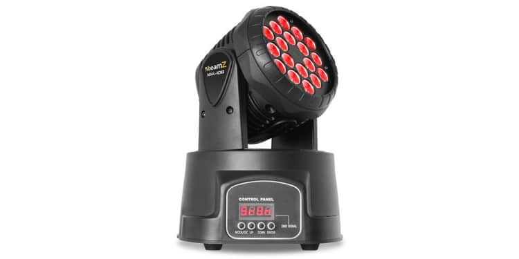 Beamz mhl-108mk3 wash 18x 3-1 rgb 11 dmx