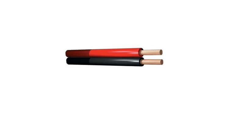 Power dynamics pd connex cable paralelo 2 conductores, 2 x 0.75mm, 6.0a, rojo, 100m 802459