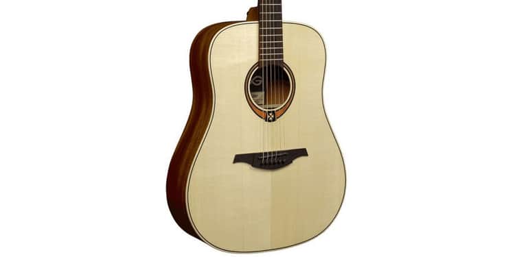 Lag t88d guitarra acústica formato dreadnought acabado natural