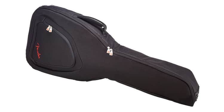 Fender fa610 funda guitarra acústica negra