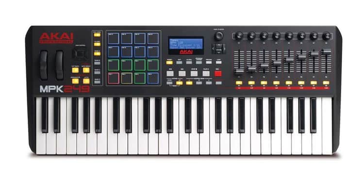 Akai mpk-249 teclado controlador usb-midi ahora con mpc beats