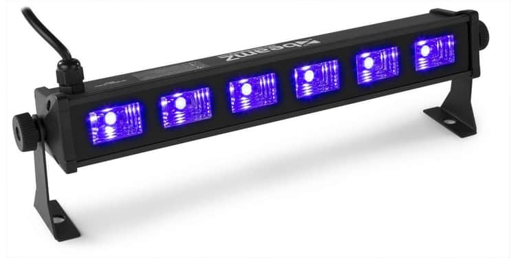 Beamz buv63 led bar 6 x 3w uv 153271