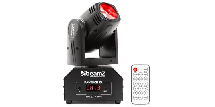 Beamz panther 15 cabeza movil mini led beam 150458 ( reacondicionado )