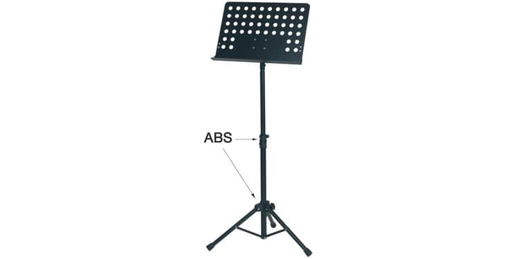 Gewa f900720 atril orquesta fx ebony