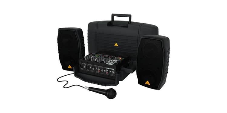 Behringer ppa200 sistema pa, 200w, 5 canales, ultracompacto