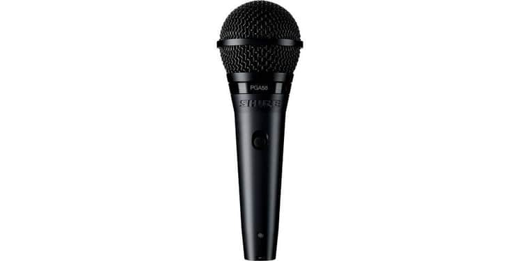 Shure pga58 xlr micrófono cardioide dinámico para voces