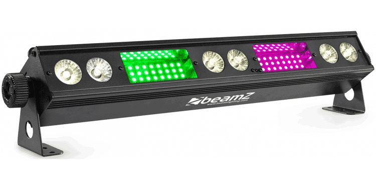 Beamz lsb340 barra led de strobo con 2-en-1 rgb 150573