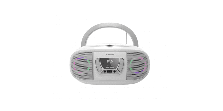 Fonestar boom-go-b radio cd usb blanco