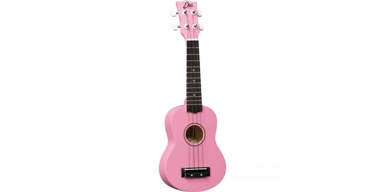 Eko uku primo ukelele soprano pink con funda