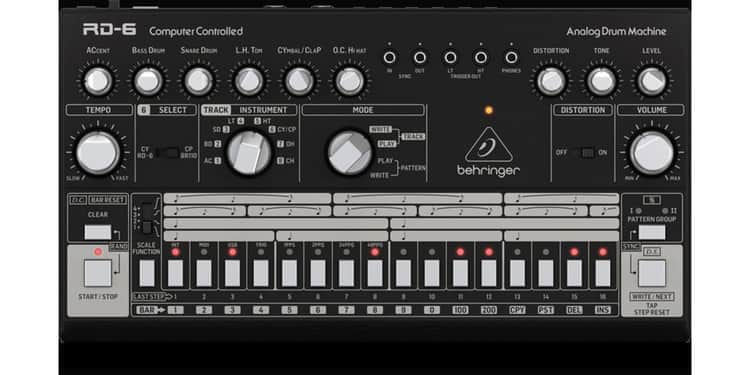 Behringer rd-6-bk caja ritmos