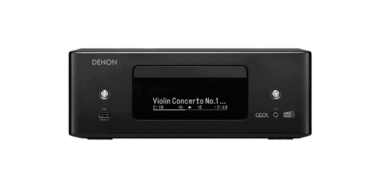 Denon rcd-n12 receptor red dab.negro