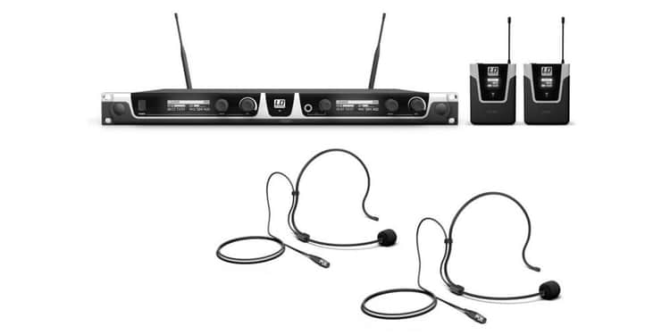 Ld systems u505 bph 2 sistema inalámbrico con 2 petacas y 2 micrófonos de diadema