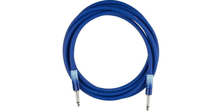 Fender 10 ombré instrument belair blue cable para guitarra 3 metros