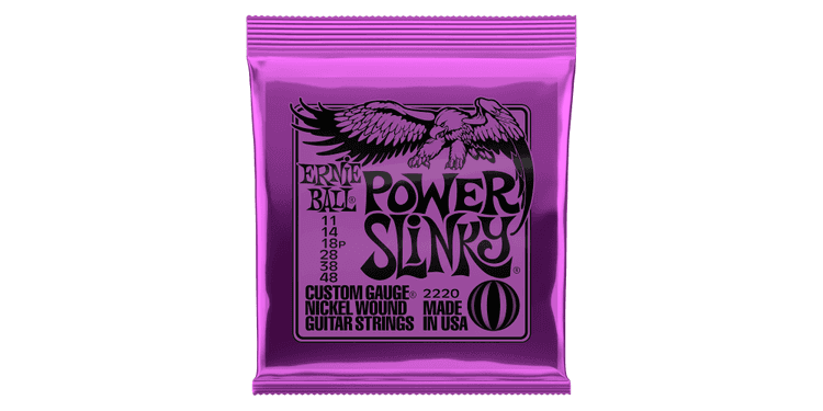 Ernie ball 2220 slinky purple cuerdas para guitarra electrica 11-48