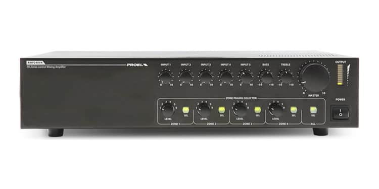 Proel pa amp240v4. amplificador mezclador 240w