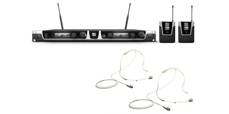 Ld systems u505 bphh 2 sistema inalámbrico con 2 petacas y 2 micrófonos de diadema